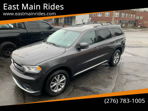 2015 Dodge Durango for sale at East Main Rides in Marion VA