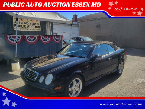 2003 Mercedes-Benz CLK for sale at PUBLIC AUTO AUCTION ESSEX MD in Essex MD