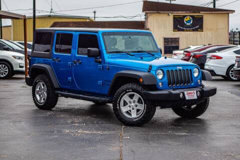2015 Jeep Wrangler Unlimited for sale at Jerrys Auto Sales in San Benito TX