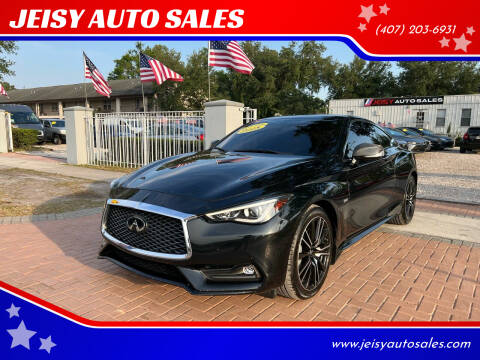 2018 Infiniti Q60 for sale at JEISY AUTO SALES in Orlando FL