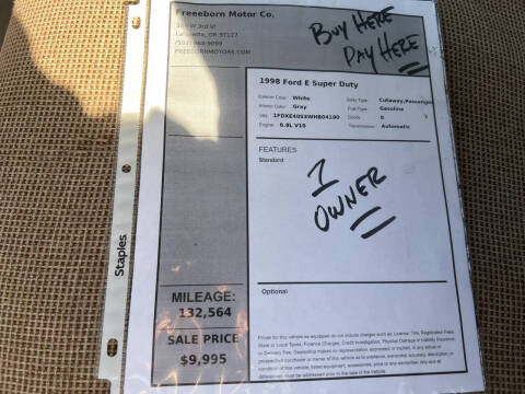 1998 Ford E-Super Duty