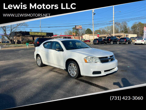 2012 Dodge Avenger for sale at Lewis Motors LLC in Jackson TN