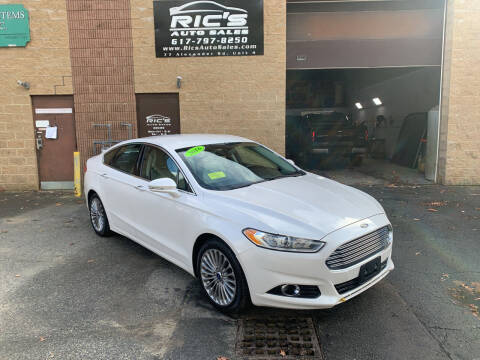 2016 Ford Fusion for sale at Ric's Auto Sales in Billerica MA