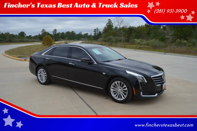 2018 Cadillac CT6 for sale at Fincher's Texas Best Auto & Truck Sales in Tomball TX