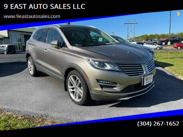 2018 Lincoln MKC for sale at 9 EAST AUTO SALES LLC in Martinsburg WV