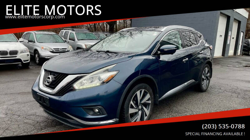 2015 Nissan Murano for sale at ELITE MOTORS in West Haven CT