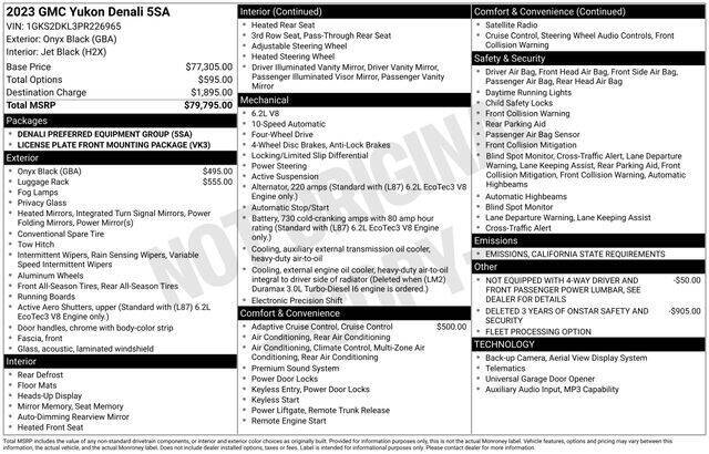 2023 GMC Yukon Denali
