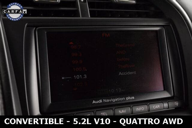 2011 Audi R8 5.2 quattro Spyder