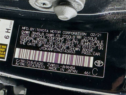 2021 Toyota Prius XLE