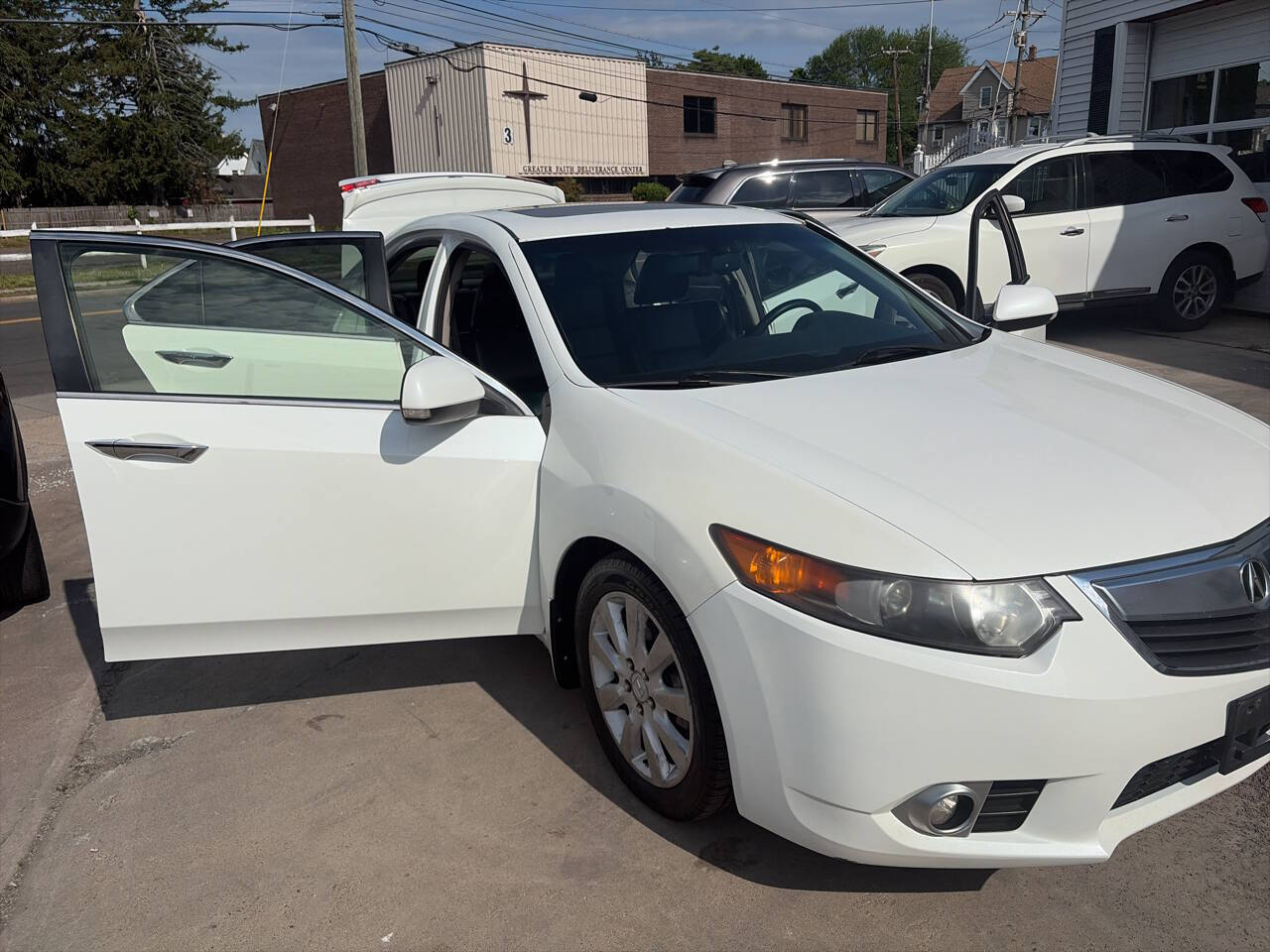 White 2012 Acura TSX w/Tech 4dr Sedan w/Technology Package 1