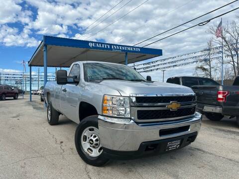 2013 Chevrolet Silverado 2500HD for sale at Quality Investments in Tyler TX