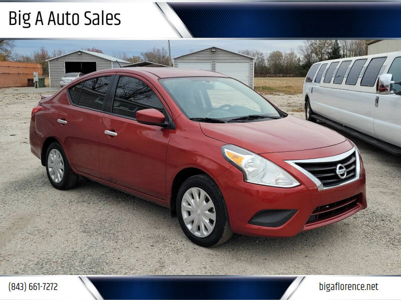 2016 Nissan Versa for sale at Big A Auto Sales Lot 2 in Florence SC