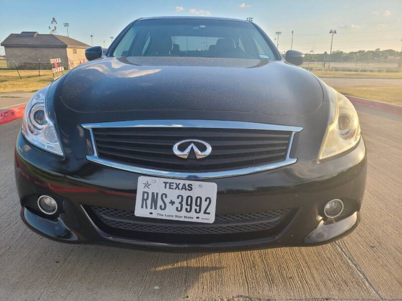 Used 2012 INFINITI G Sedan Sport Appearance Edition with VIN JN1CV6AR2CM971824 for sale in Lewisville, TX