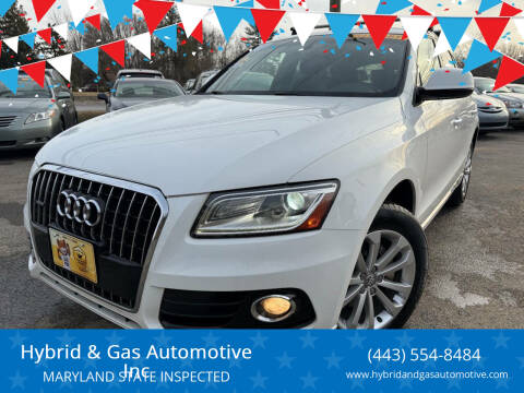 2016 Audi Q5 for sale at Hybrid & Gas Automotive Inc in Aberdeen MD