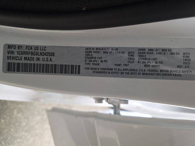 2020 RAM 1500