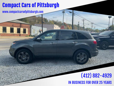 2007 Acura MDX for sale at Compact Cars of Pittsburgh in Pittsburgh PA