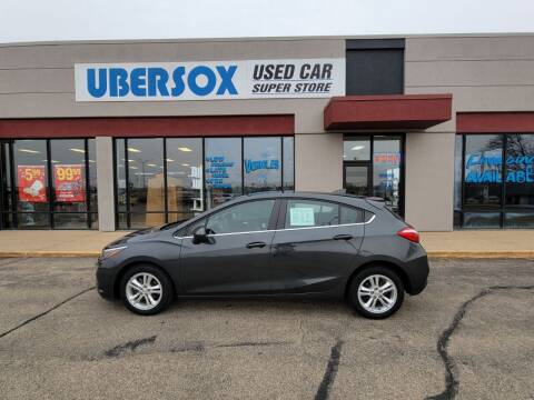 2018 Chevrolet Cruze for sale at Ubersox Used Car Superstore in Monroe WI
