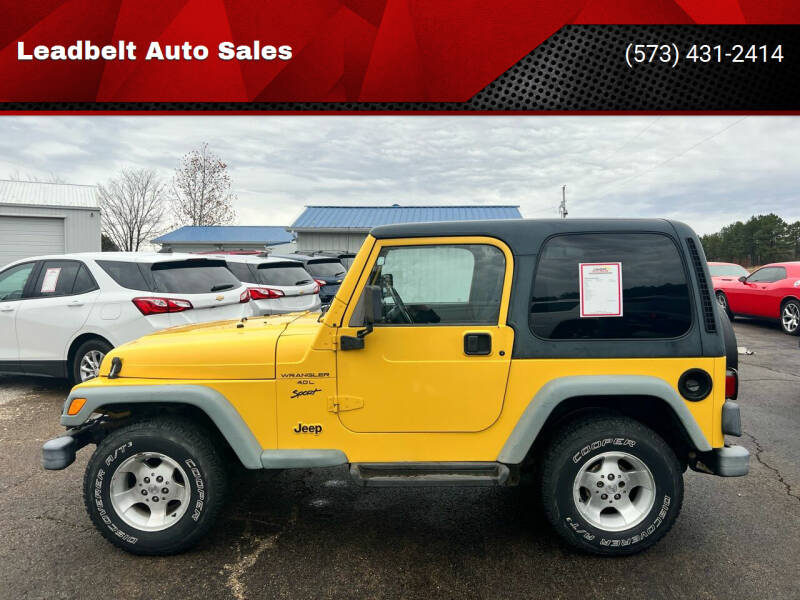 2000 Jeep Wrangler For Sale In Cape Girardeau, MO ®