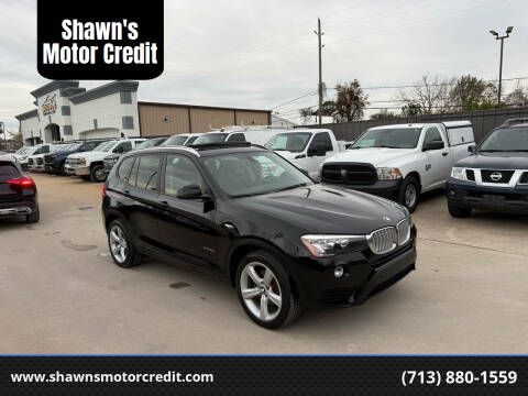 2017 BMW X3 for sale at Shawn's Motor Credit in Houston TX