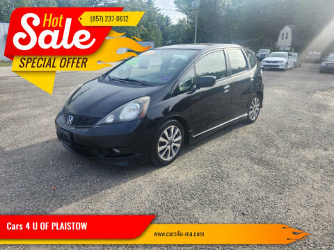 2013 Honda Fit for sale at Cars 4 U OF PLAISTOW in Plaistow NH