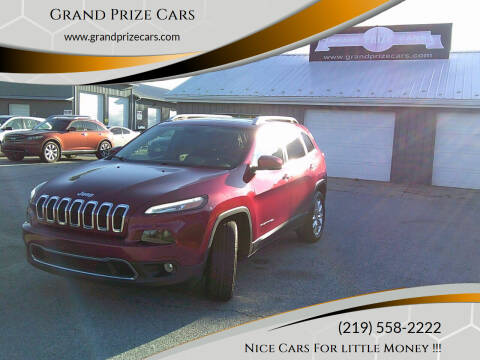 2015 Jeep Cherokee for sale at Grand Prize Cars in Cedar Lake IN