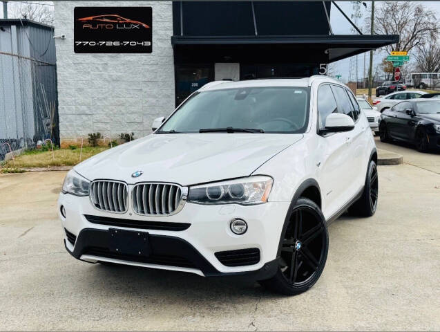 2015 BMW X3 for sale at AUTO LUX INC in Marietta, GA