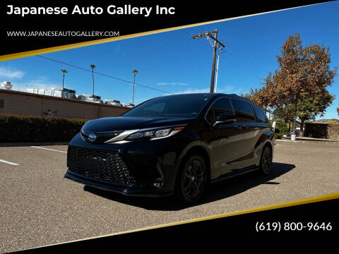 2024 Toyota Sienna for sale at Japanese Auto Gallery Inc in Santee CA