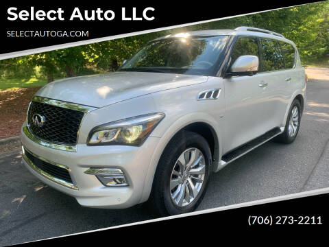 2015 Infiniti QX80 for sale at Select Auto LLC in Ellijay GA