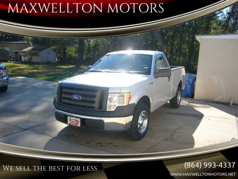 2012 Ford F-150 for sale at MAXWELLTON MOTORS in Greenwood SC