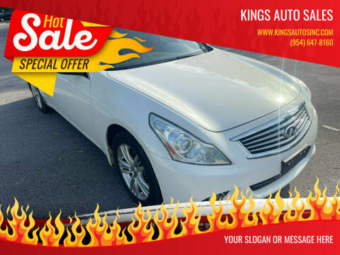 2011 Infiniti G37 Sedan for sale at KINGS AUTO SALES in Hollywood FL