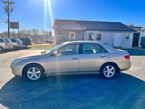 2005 Honda Accord for sale at BLACK'S AUTO SALES in Stanley NC