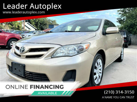 2012 Toyota Corolla for sale at Leader Autoplex in San Antonio TX