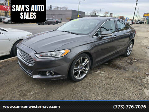 2016 Ford Fusion for sale at SAM'S AUTO SALES in Chicago IL