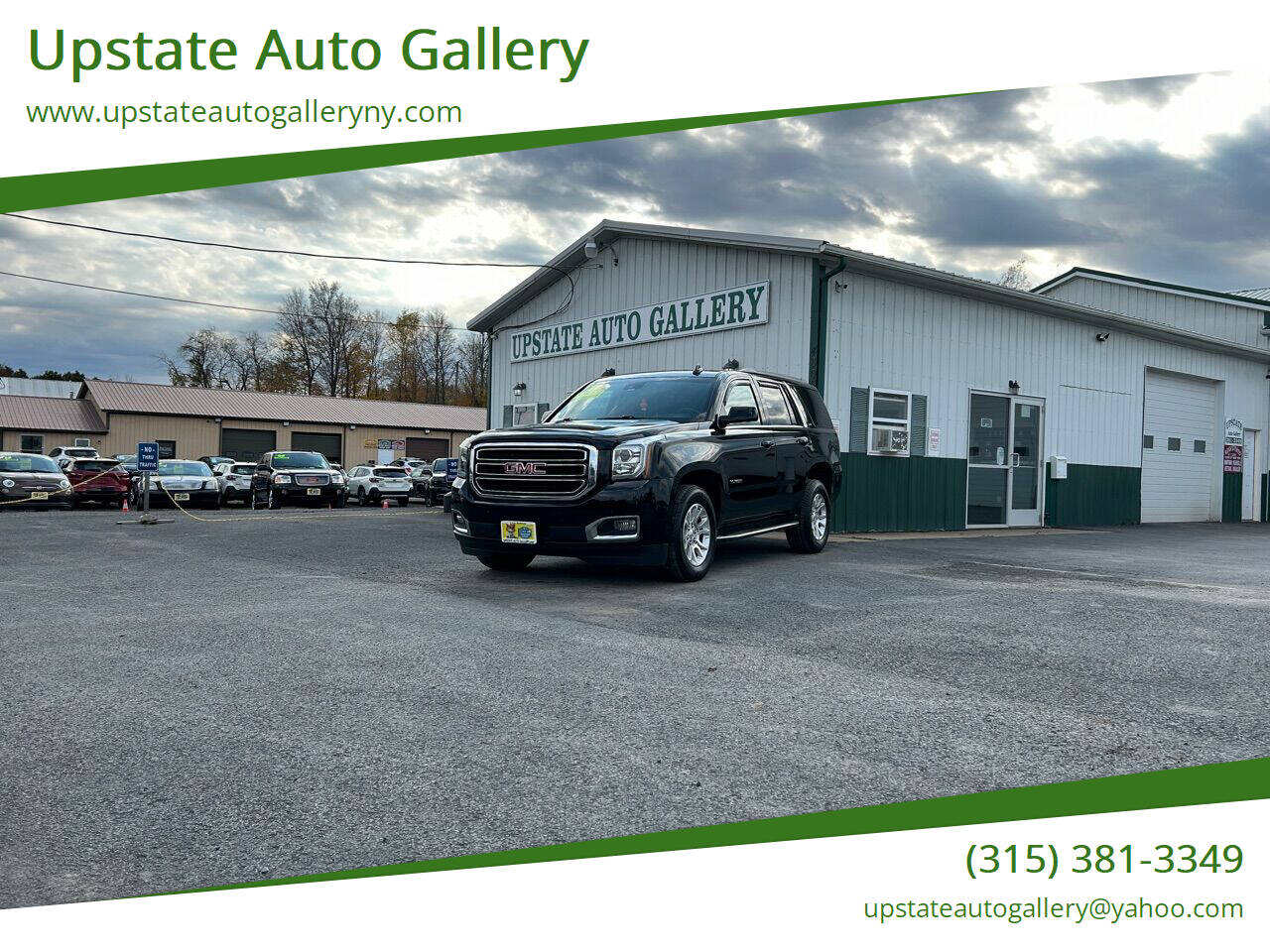 2017 GMC Yukon for sale at Upstate Auto Gallery in Westmoreland, NY