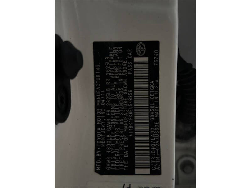 2014 Toyota Camry XLE V6