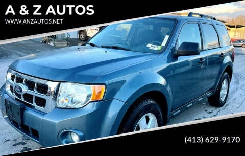 2010 Ford Escape for sale at A & Z AUTOS in Westfield MA