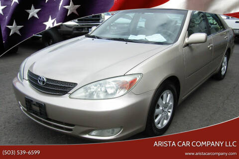 2004 Toyota Camry for sale at ARISTA CAR COMPANY LLC in Portland OR