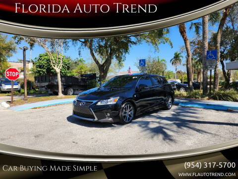 2015 Lexus CT 200h for sale at Florida Auto Trend in Plantation FL