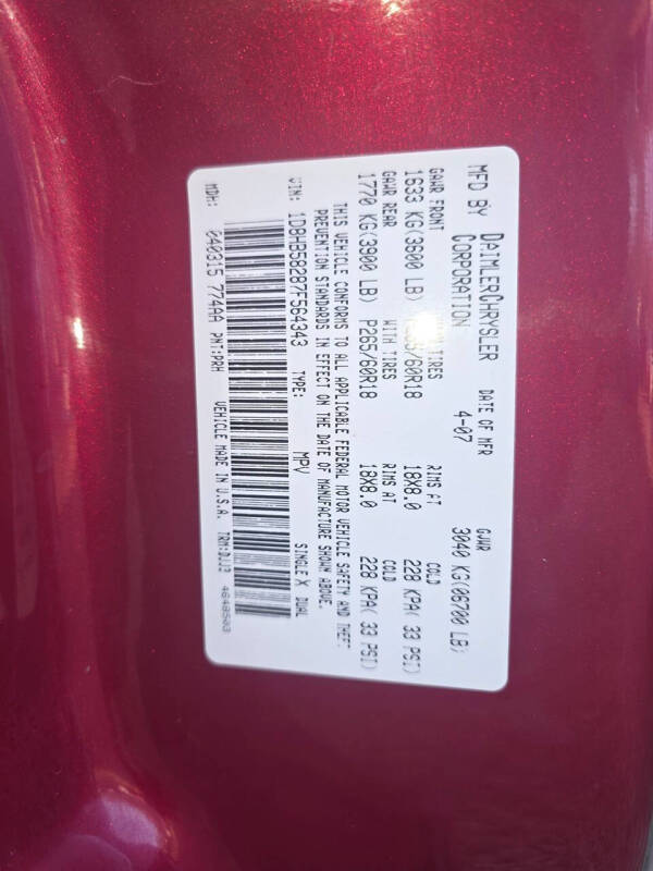 2007 Dodge Durango Limited