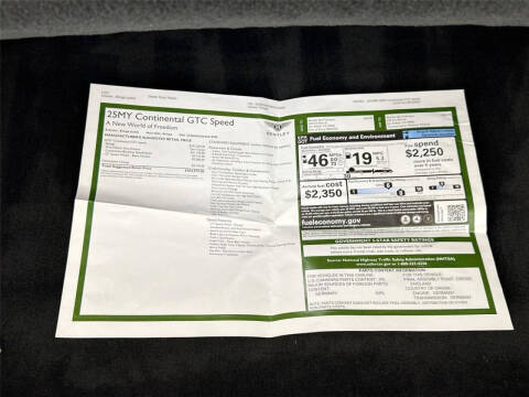 2025 Bentley Continental GTC Speed