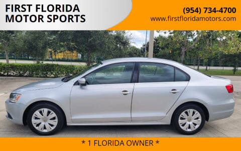 2013 Volkswagen Jetta for sale at FIRST FLORIDA MOTOR SPORTS in Pompano Beach FL