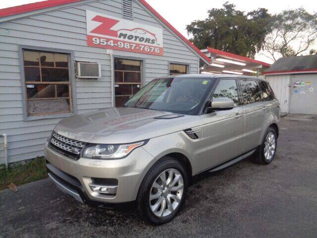 2015 Land Rover Range Rover Sport for sale at Z Motors in North Lauderdale FL