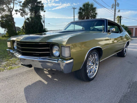 1972 Chevrolet Chevelle for sale at American Classics Autotrader LLC in Pompano Beach FL