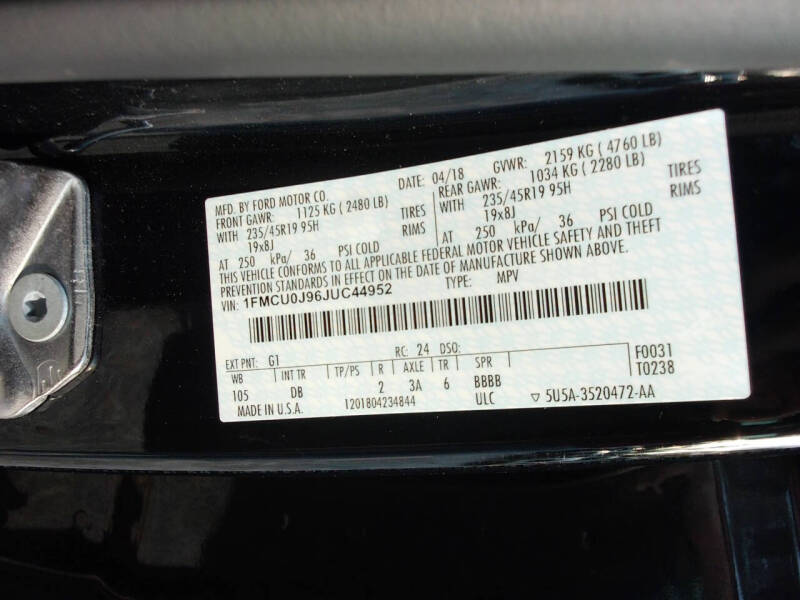 2018 Ford Escape Titanium