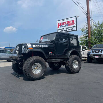 1975 Jeep Wrangler Renegade for sale at Hayden Cars in Coeur D Alene ID