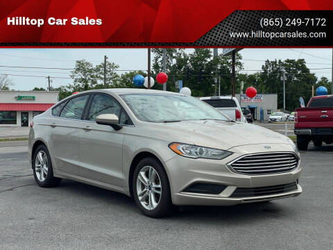 2018 Ford Fusion for sale at Hilltop Car Sales in Knoxville TN