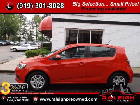 2020 Chevrolet Sonic for sale at Raleigh Pre-Owned in Raleigh NC
