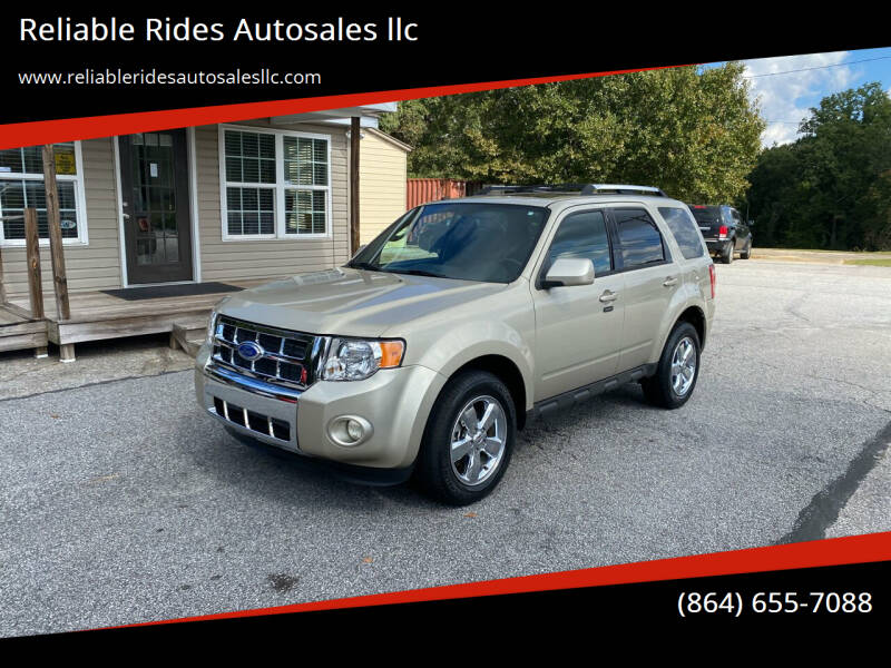 2011 Ford Escape for sale at Reliable Rides Autosales llc in Greer SC