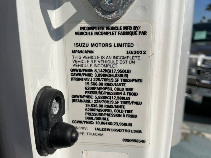 2013 Isuzu NQR