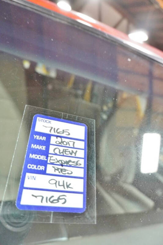 2017 GMC Savana LS 3500